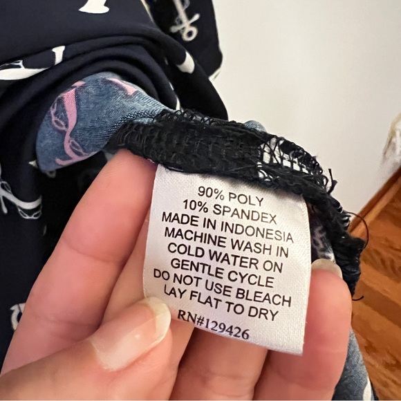 Escapada Navy Anchor Print Tunic - Picture 6 of 7